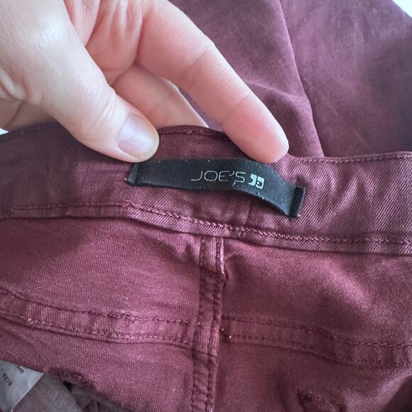 Joe’s Jeans burgundy skinny jeans - Picture 5 of 9
